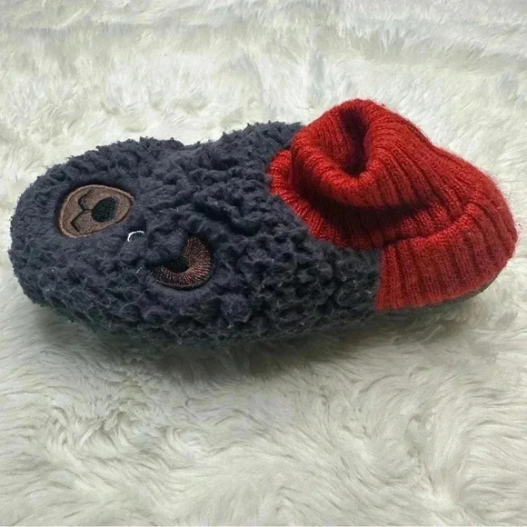 K. Bell  Sherpa Socks Grey & Red Size Small - Picture 10 of 16